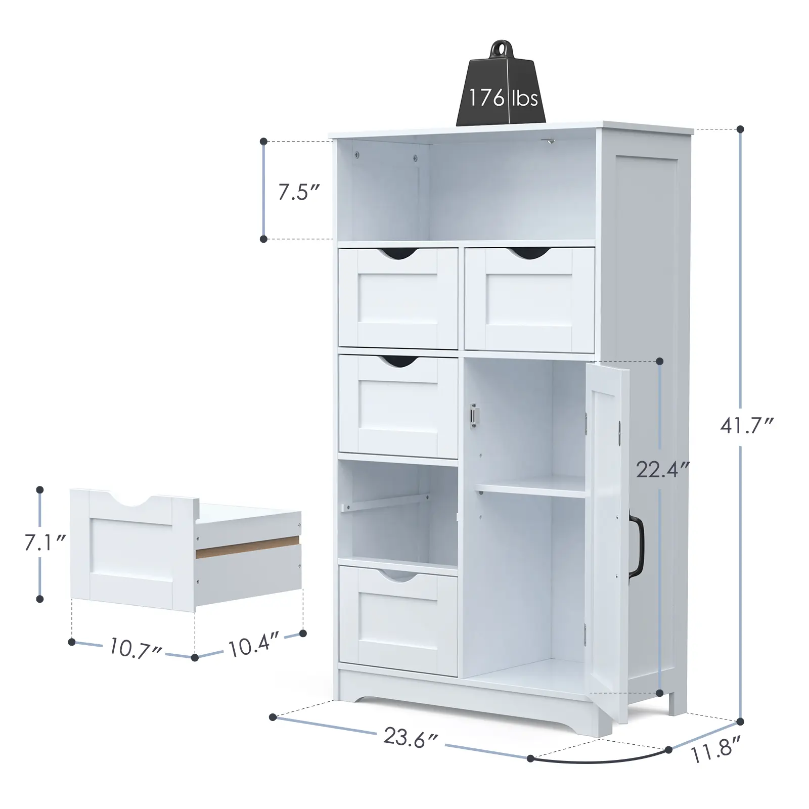 cabinets with doors and shelves Hardware spare parts