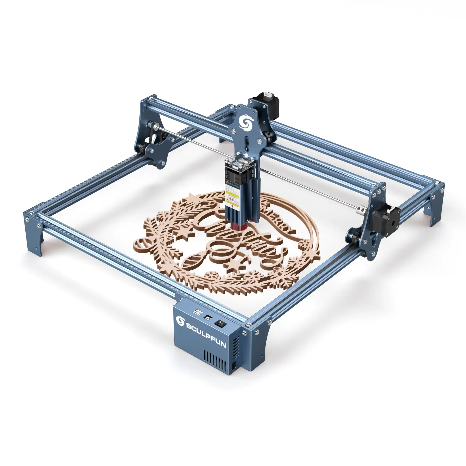 S9 Laser Engraving Machine Ultra-thin Laser Beam Shaping Technology High-precision Wood Acrylic Laser Engraver Cutting