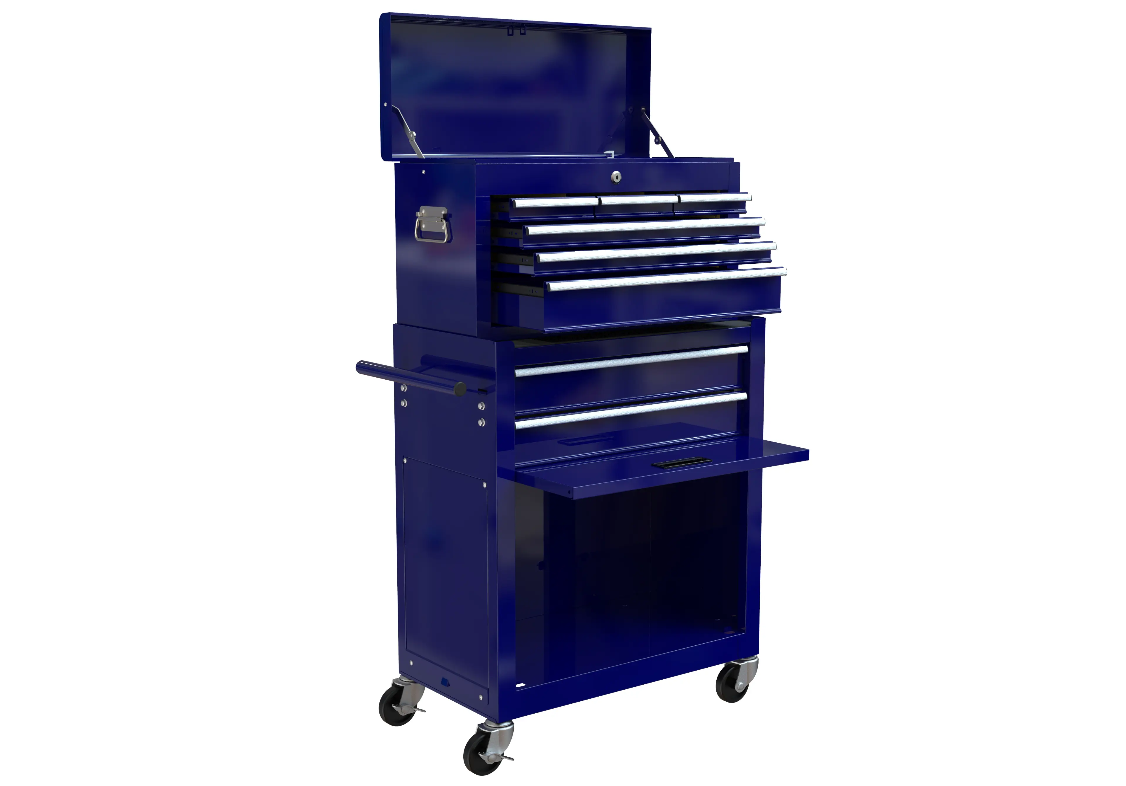High Capacity Rolling Tool Chest with Wheels and Drawers, 8-Drawer Tool Storage Cabinet