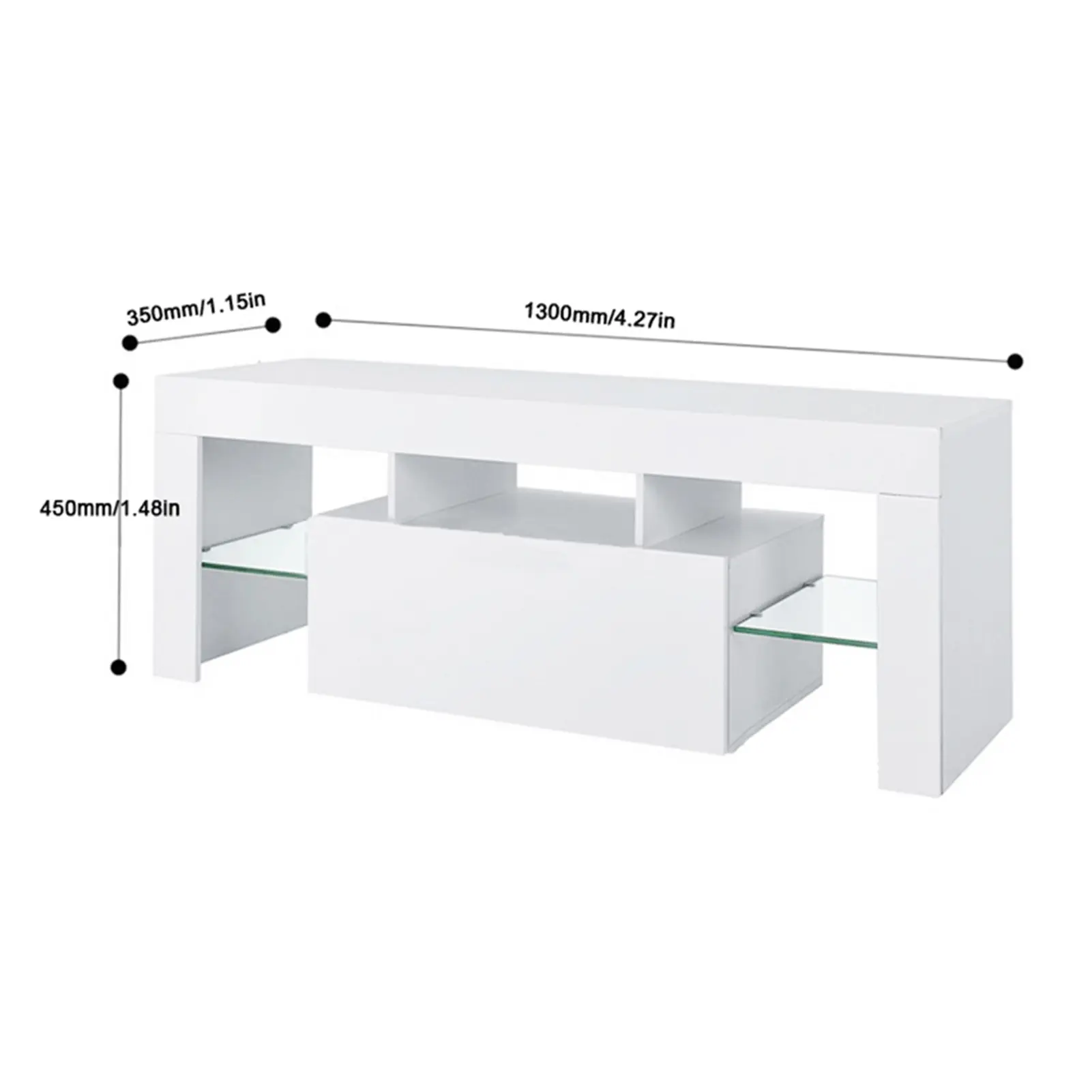 Modern TV Cabinet Modern TV Cabinet Unit Entertainment Stand with LED Strip Remote Control Home Decor TV Cabinet TV Table Stand