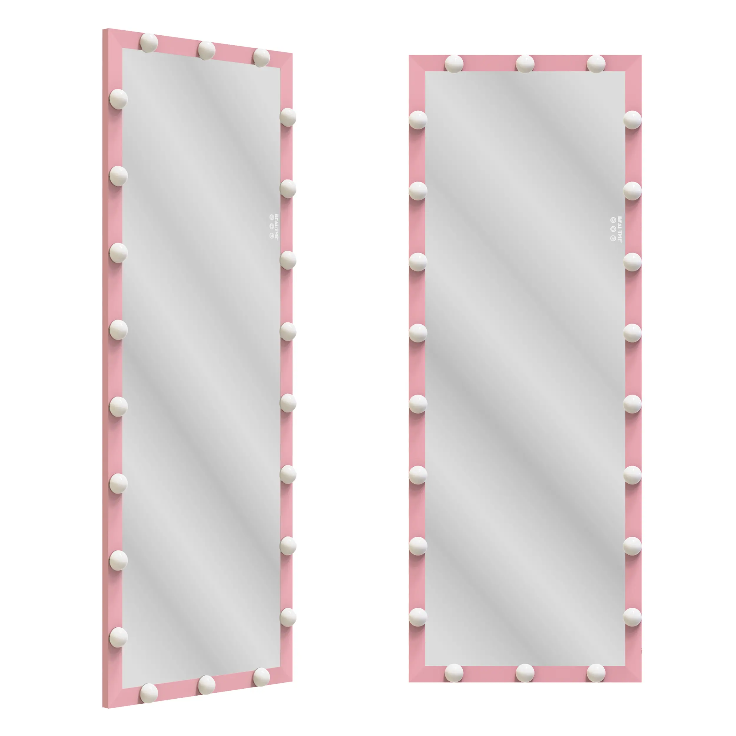 Hollywood Full Length Mirror with Lights Full Body Vanity Mirror with 3 Color Modes Wall Lighted  Standing Floor Mirror for Dres