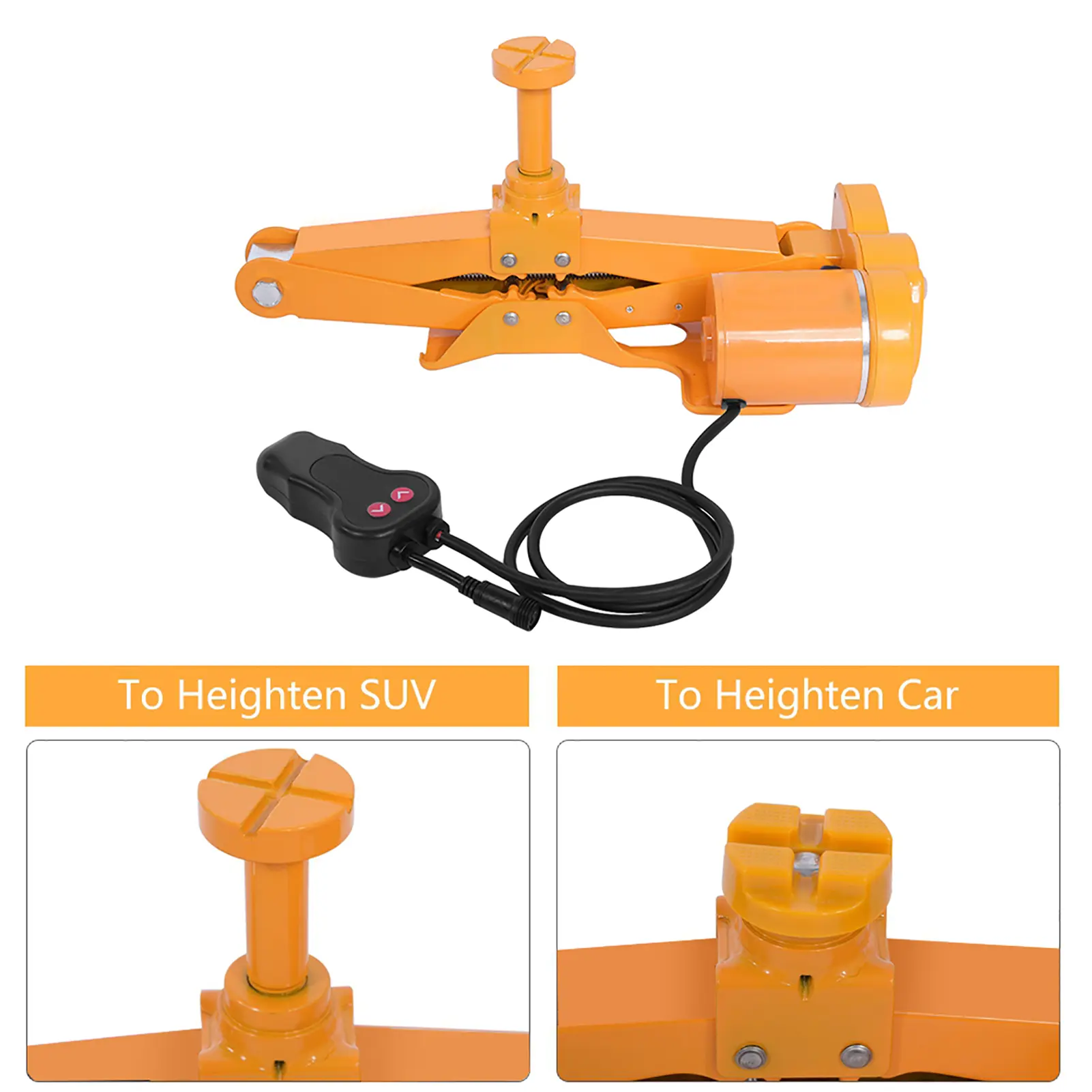 12V  Automotive Car 2 Ton Automatic Electric Lifting Jack Garage and Emergency Equipment Auto Electric Jack Car Electric Jack