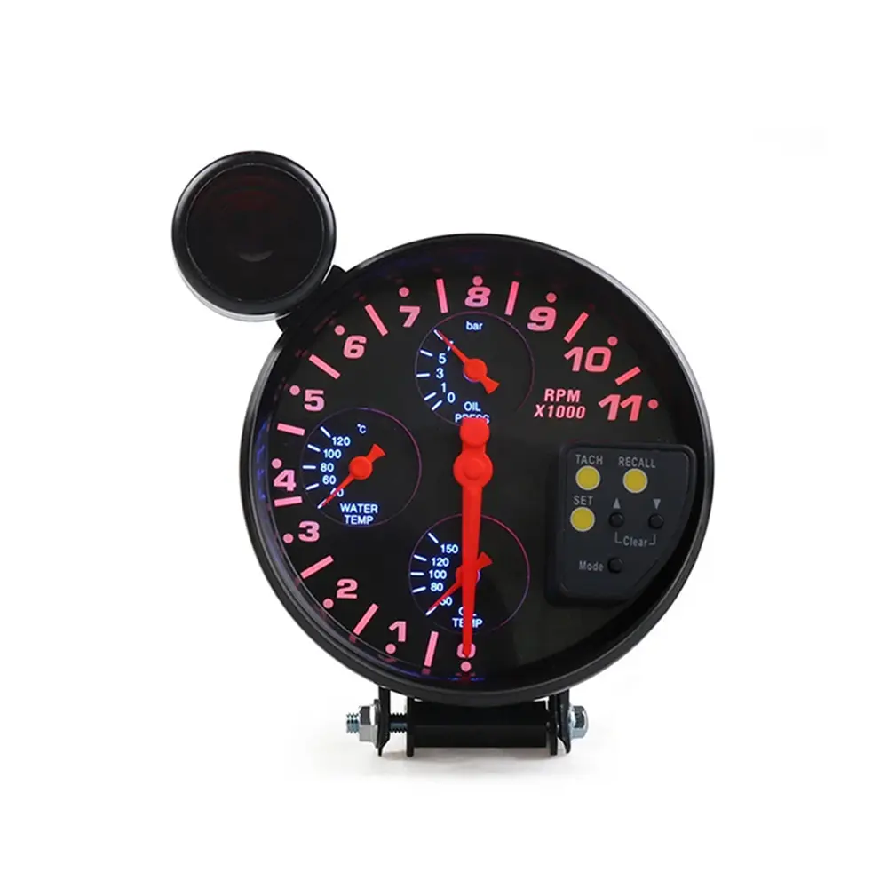5 inch Tachometer Pressure Gauges 5inch Car Tachometer Oil Temperature Gague Oil Pressure Meter car Switch Tachometers
