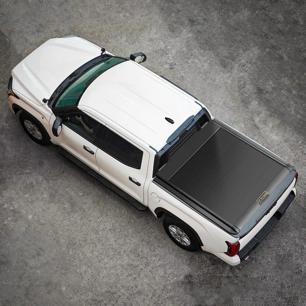 Retractable Truck Bed Tonneau Cover for 2022 2023 2024 2025 Toyota Tundra (5.5' /65.6") Hard Truck Bed Cover Key Lock