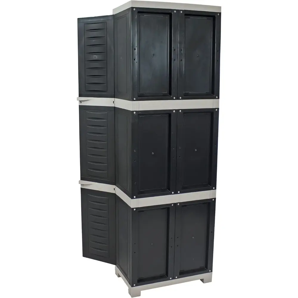 Lockable Storage Cabinet – Indoor or Garage Storage Cabinet with 4 Adjustable Shelves - 72" H – Garage, Office, Home, Laundry R