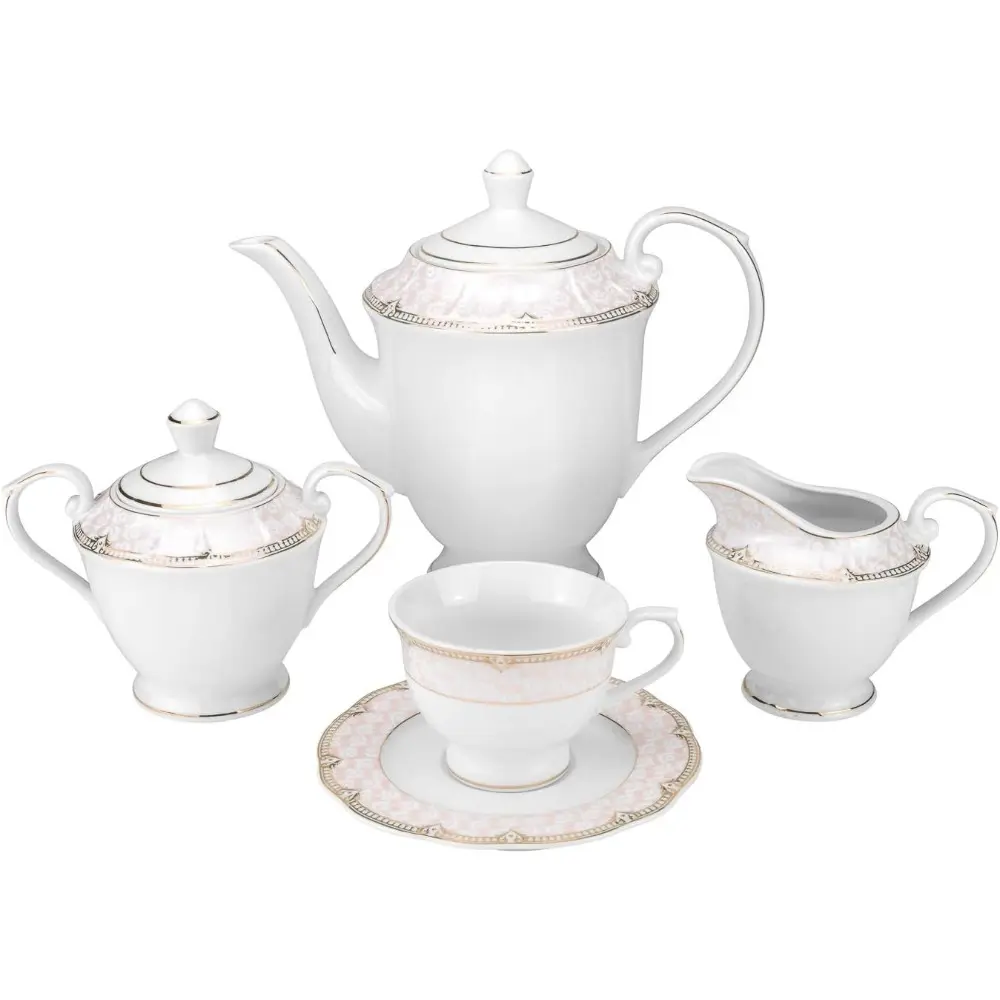 57-pc Banquet Dinnerware Set, Luxury Tableware Dining Service for 8