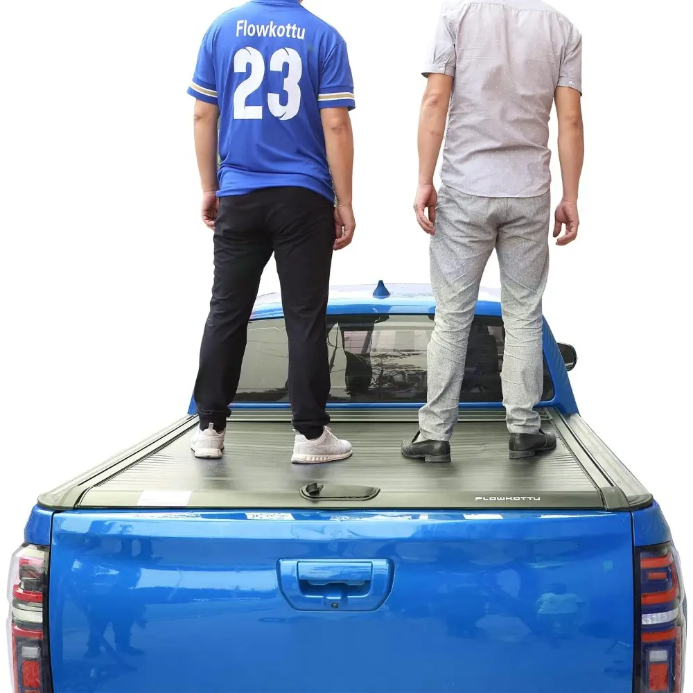 Retractable Hard Tonneau Cover Fits 2017-2024 Nissan Titan 5.5 FT Truck Bed (67") Without Titan Box | Fit for Factory Utility Tr