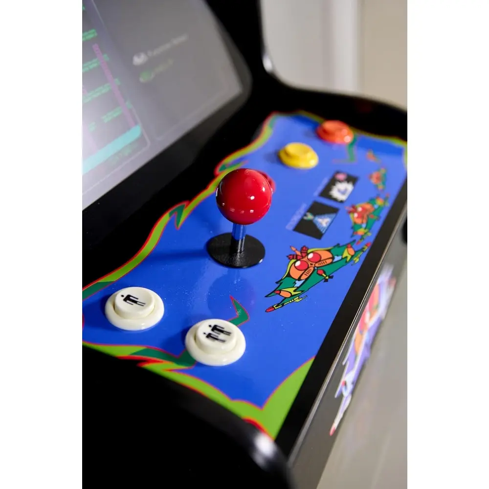 Doc and Pies Arcade Factory Classic Home Arcade Machine - Tabletop and Bartop - 412 Retro Games - Full Size LCD Screen, Buttons