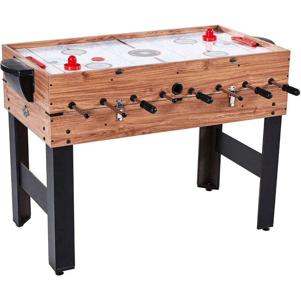 Lancaster 3 in 1 Sports Multigame, Pool Billiards, Slide Hockey, Foosball Game Table