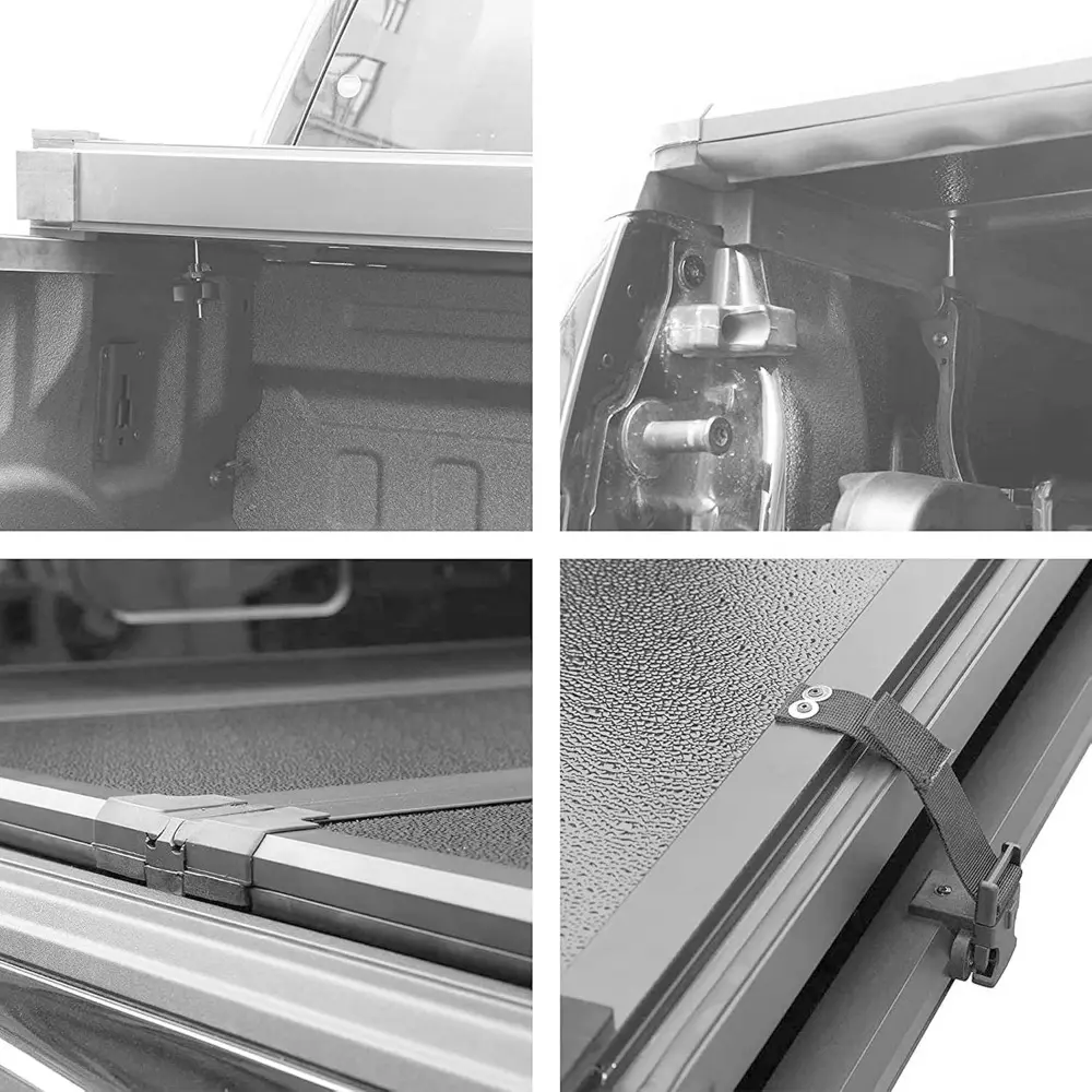 Professional FRP Hard Tri-Fold Truck Bed Tonneau Cover for 2009-2025 Ram 1500 5.7ft (67.4in) Bed w/o RamBox