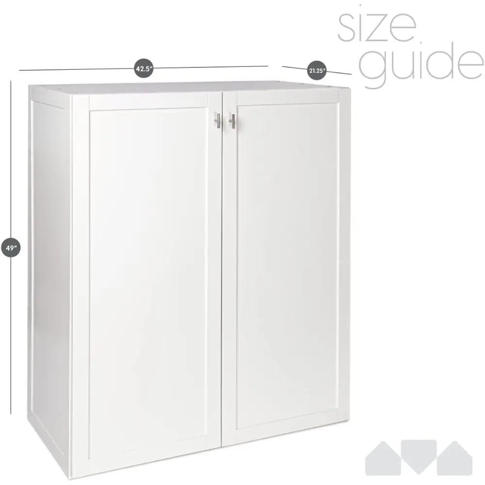 Diplomat Folding Bed Storage Closet Murphy Cabinet, 49x42.5 in. (Bed Not Included)