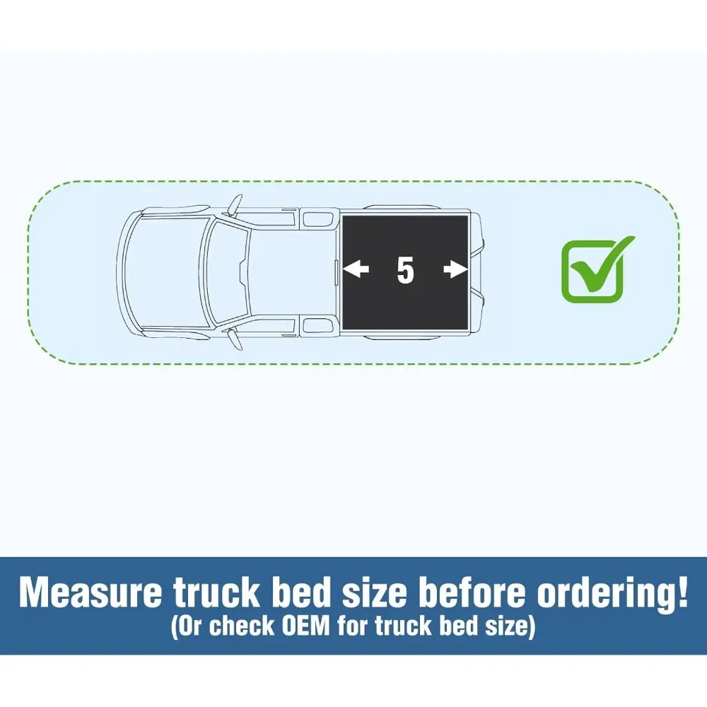Automatic Retract Hard Tonneau Cover Fits 2020-2025 Jeep Gladiator 5' Ft Bed (60.3") Truck Bed Aluminum Alloy Matte Black Low Pr