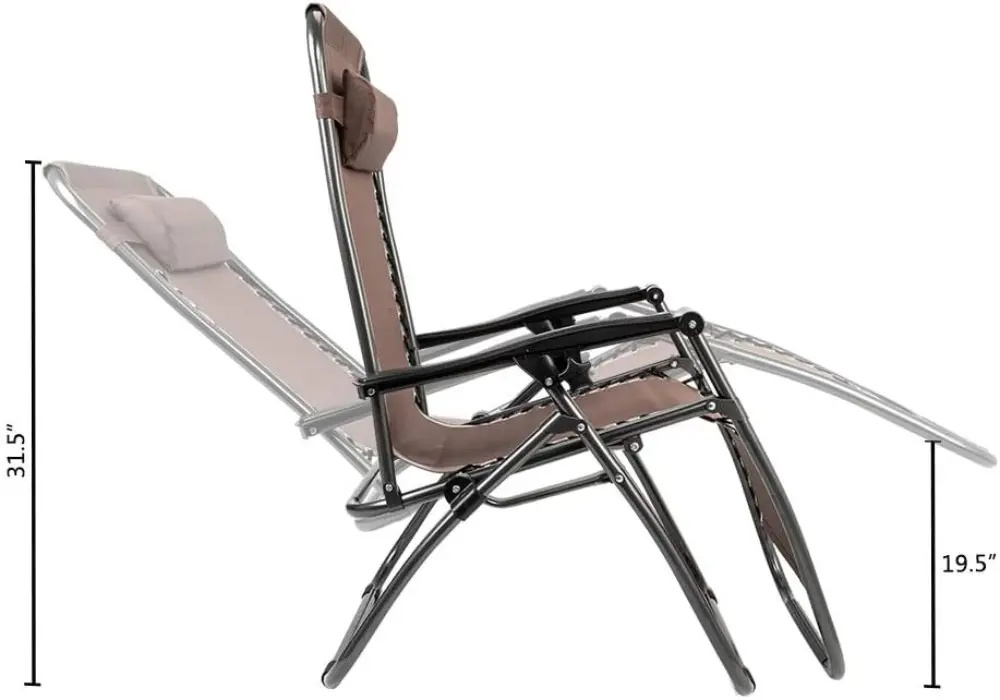 2PCS Folding Beach Lounge Chair,Adjustable Outdoor Chairs with Cup and Phone Holder,Plum Blossom Lock Portable