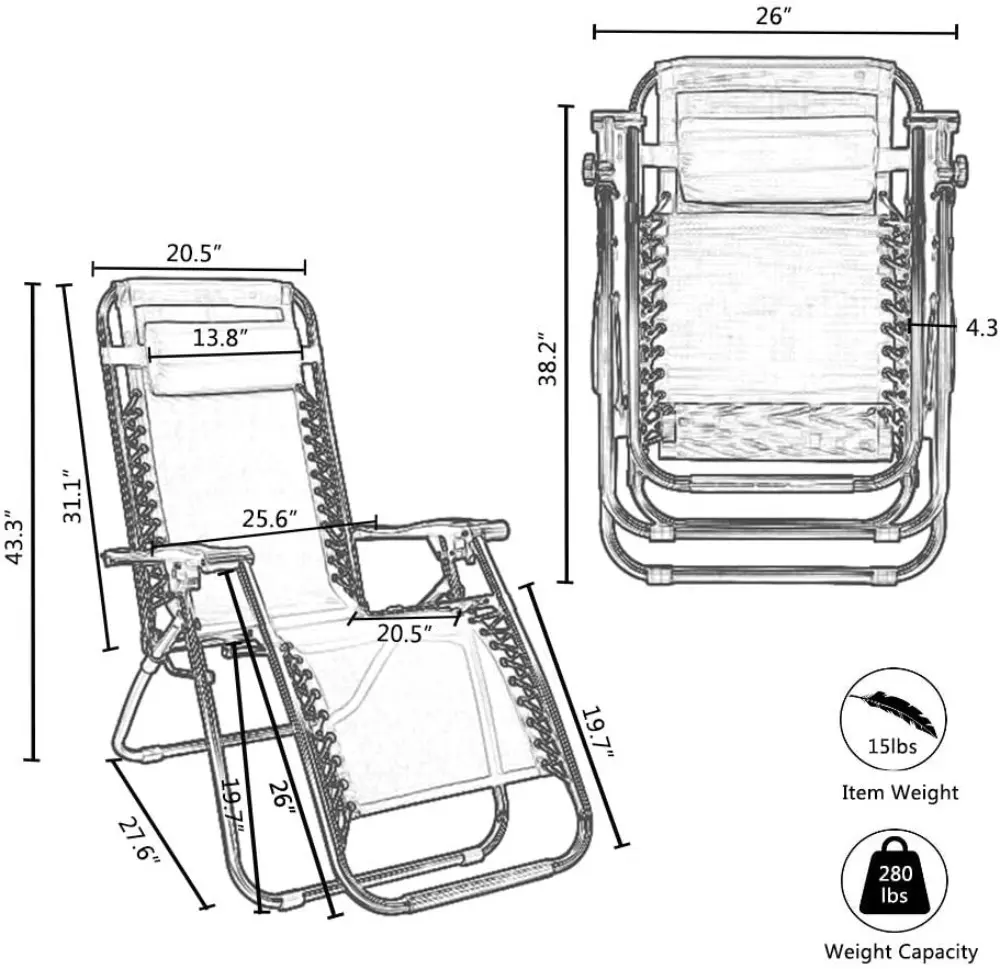2PCS Folding Beach Lounge Chair,Adjustable Outdoor Chairs with Cup and Phone Holder,Plum Blossom Lock Portable