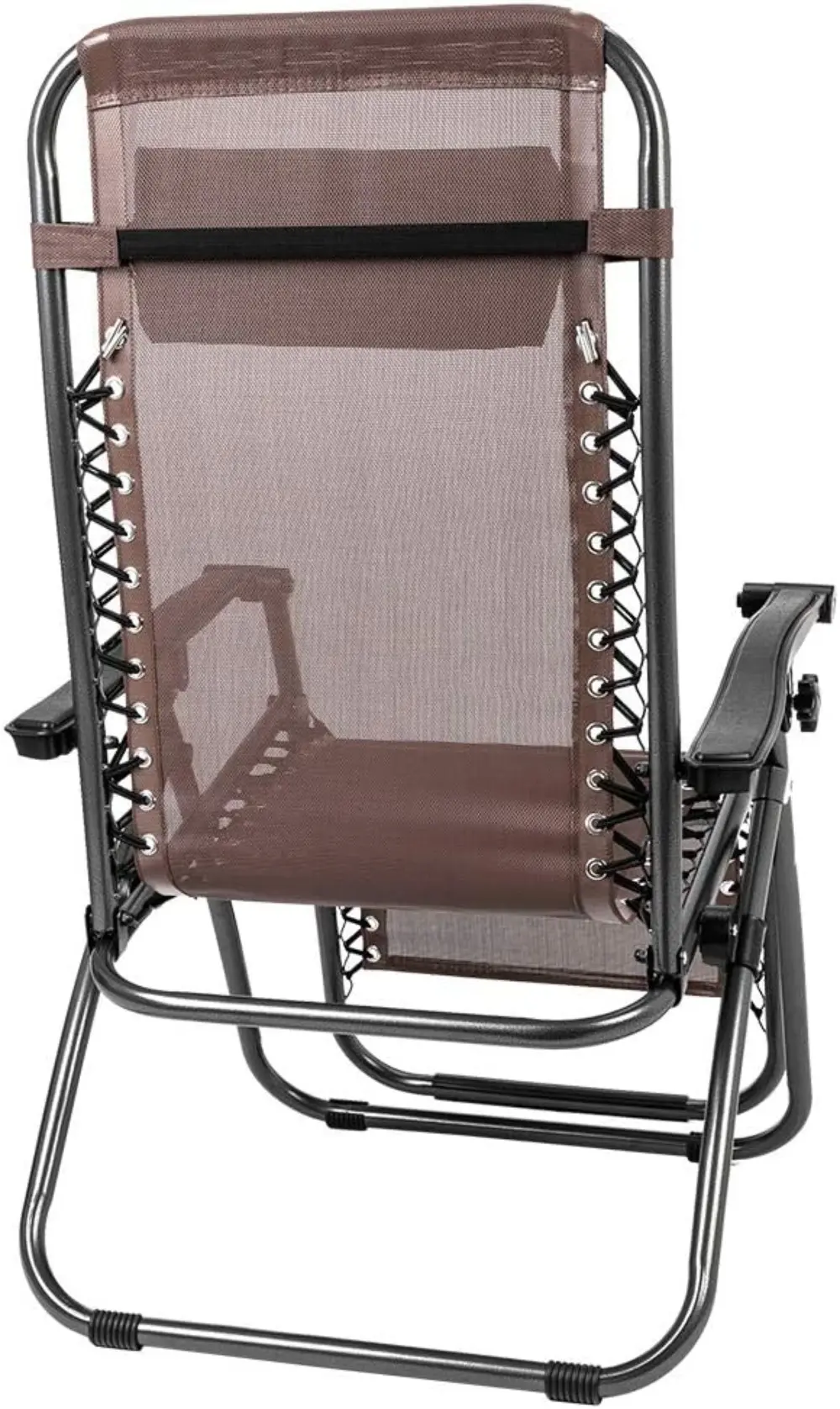 2PCS Folding Beach Lounge Chair,Adjustable Outdoor Chairs with Cup and Phone Holder,Plum Blossom Lock Portable
