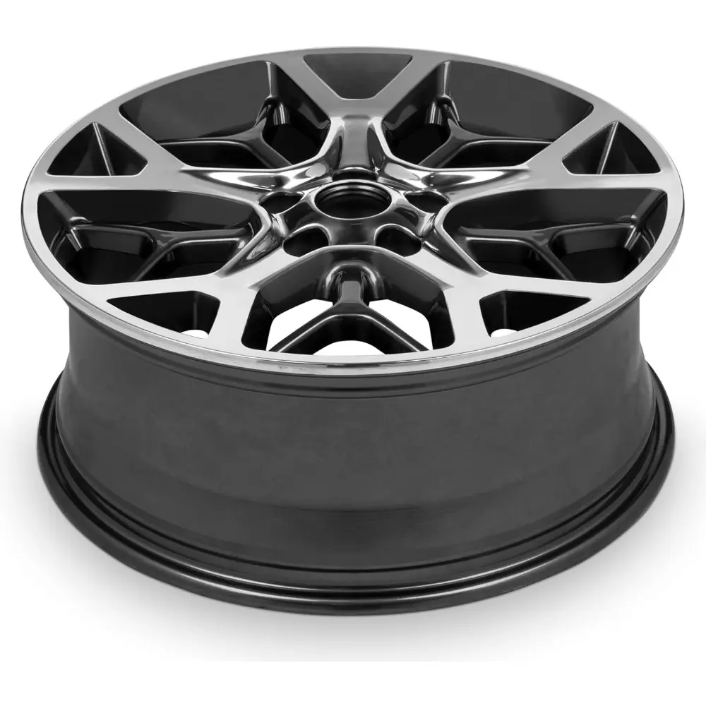 For 2019-2022 Jeep Grand Cherokee 20 Inch Polished Face with Painted Inlay Gunmetal Rim - OE Direct Replacement - Road Ready Car