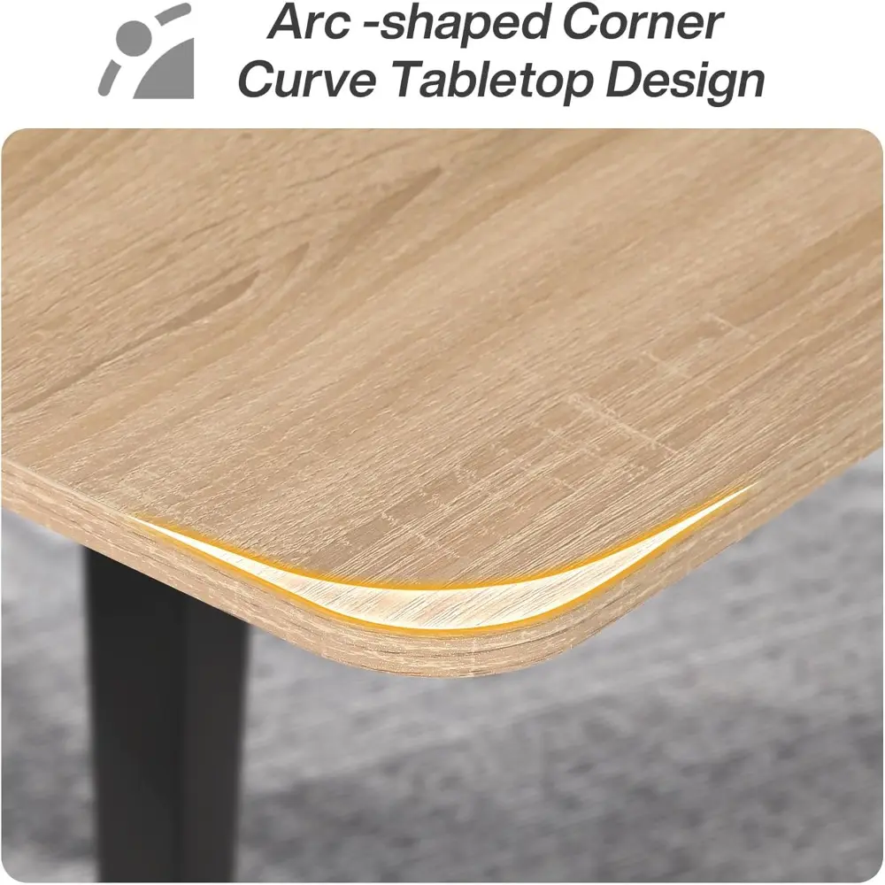 6FT Conference Table, 70.86L x 35.43W x 29.52H Inches Boat Shaped Meeting Table, Modern Seminar Table for Office Meeting Confer