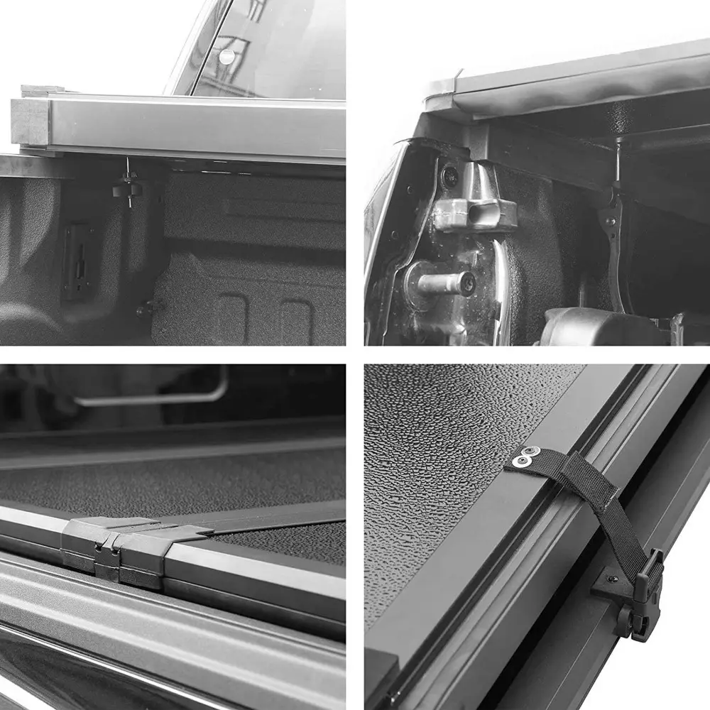 Professional FRP Hard Tri-Fold Truck Bed Tonneau Cover for 2007-2025 Silverado Sierra 1500 with 5.8ft (69.3in) Bed