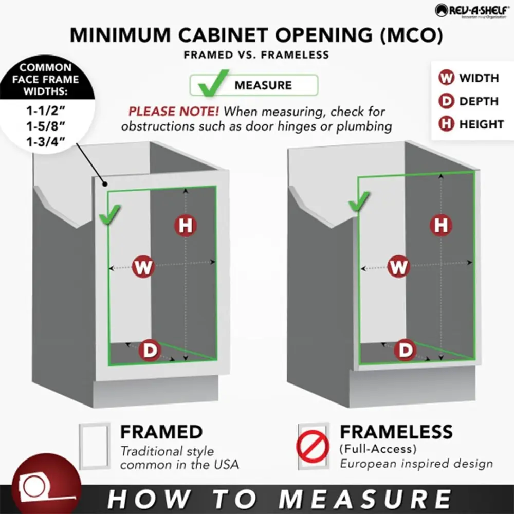 Rev-A-Shelf 11" Pullout Kitchen Cabinet Storage Organizer Slide Out Pantry Spice Rack with Adjustable Shelves for 11.5" W Cabine
