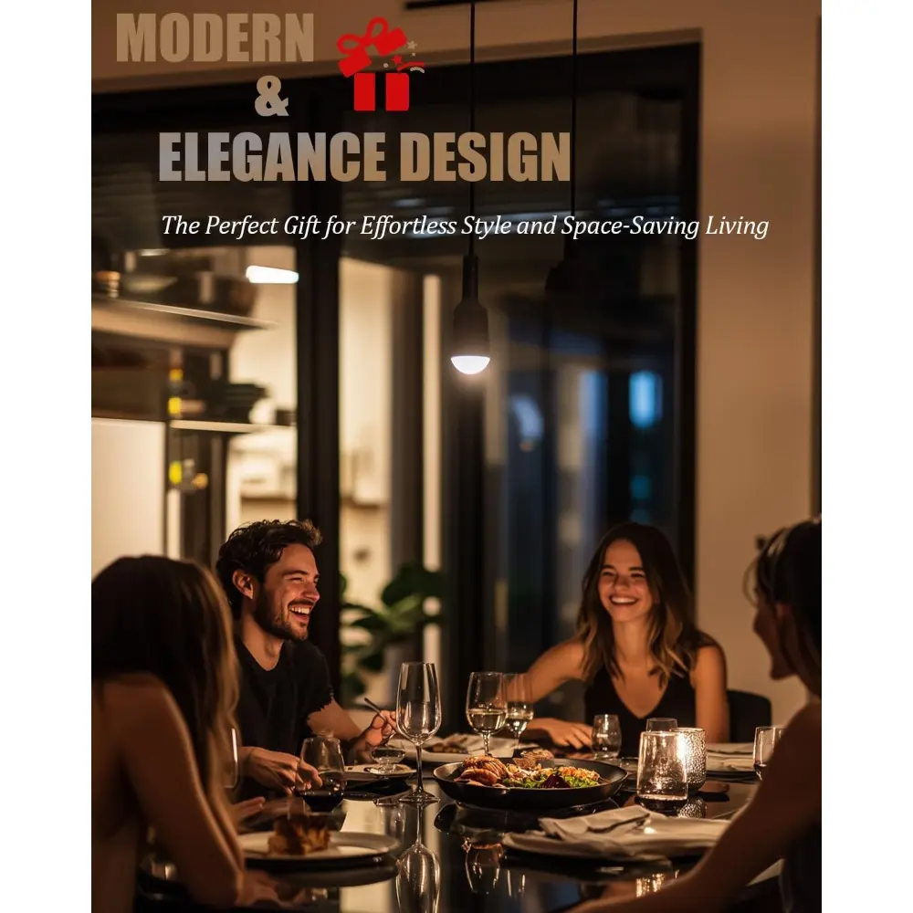 Dining Table Set for 4, Kitchen Table and Chairs Set of 4, 5 Piece Modern Dining Room Table Set with Tempered Glass Top and PU L