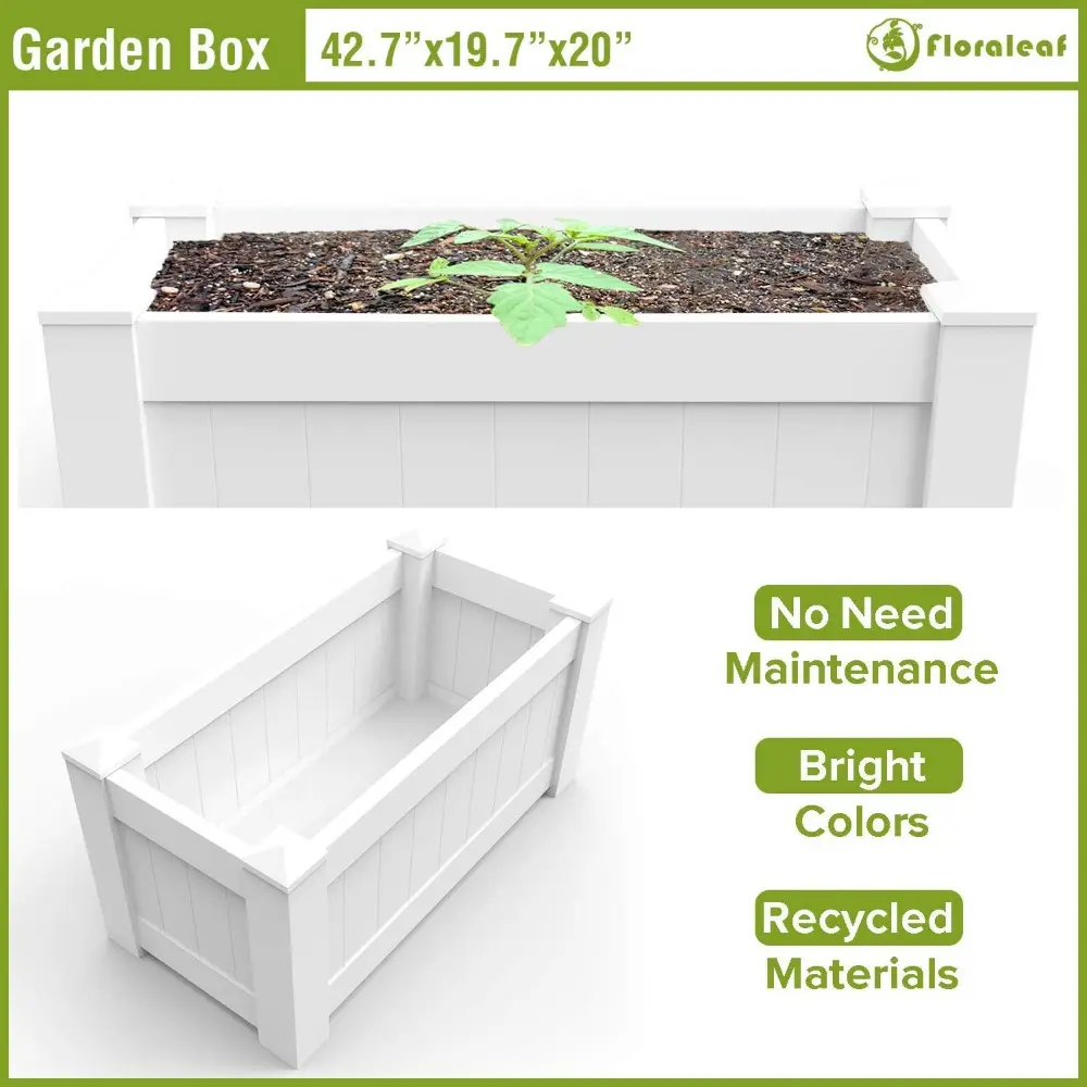 FLORALEAF31 X 20" X 20" Raised Garden Box Above Ground Planter for Growing Vegetables Flowers Herbs, DIY Gardening, Whelping Pen