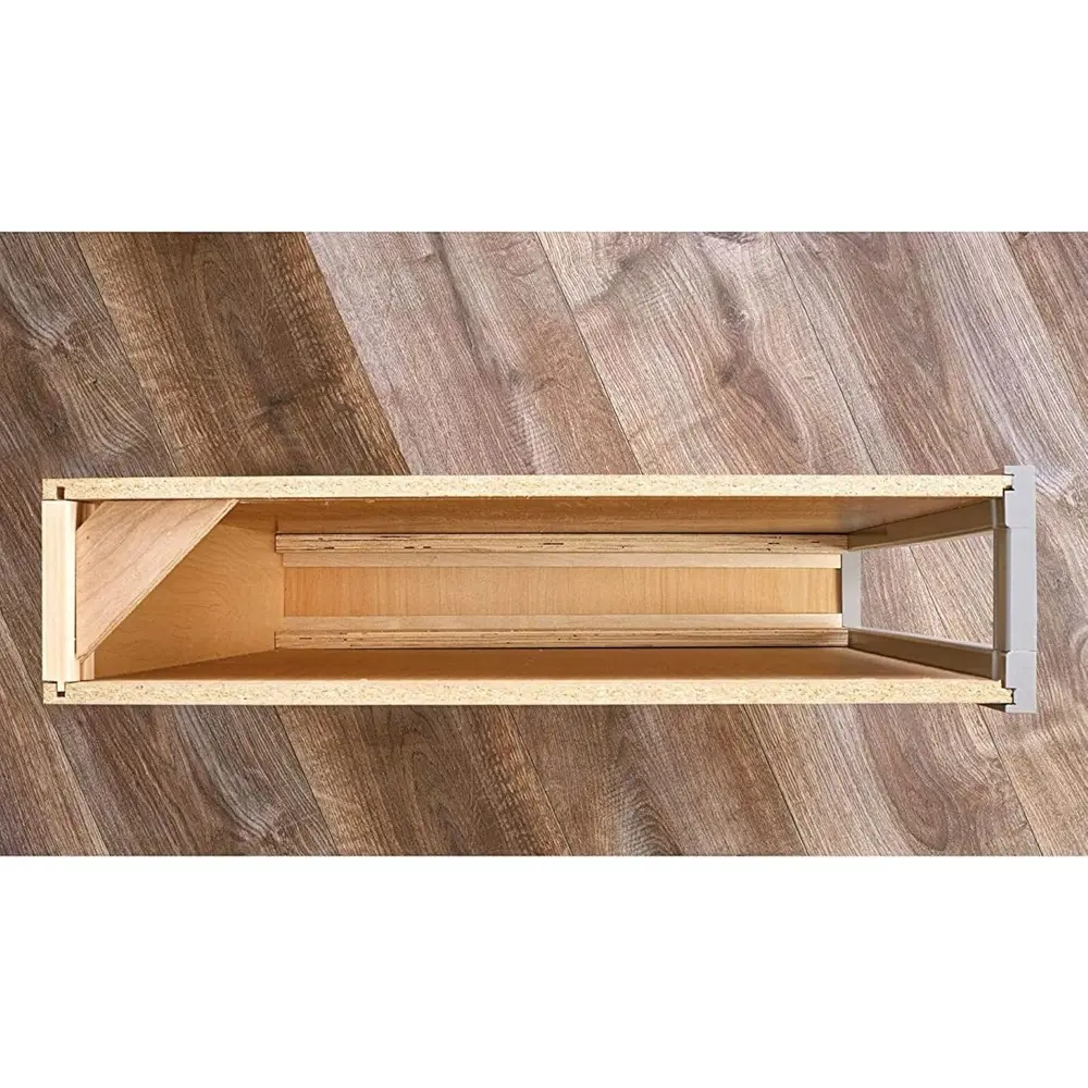 Rev-A-Shelf 3" Pull Out Shelf Organizer for Between Base Kitchen Cabinets, Adjustable Filler Spice Rack Seasoning Storage Holder