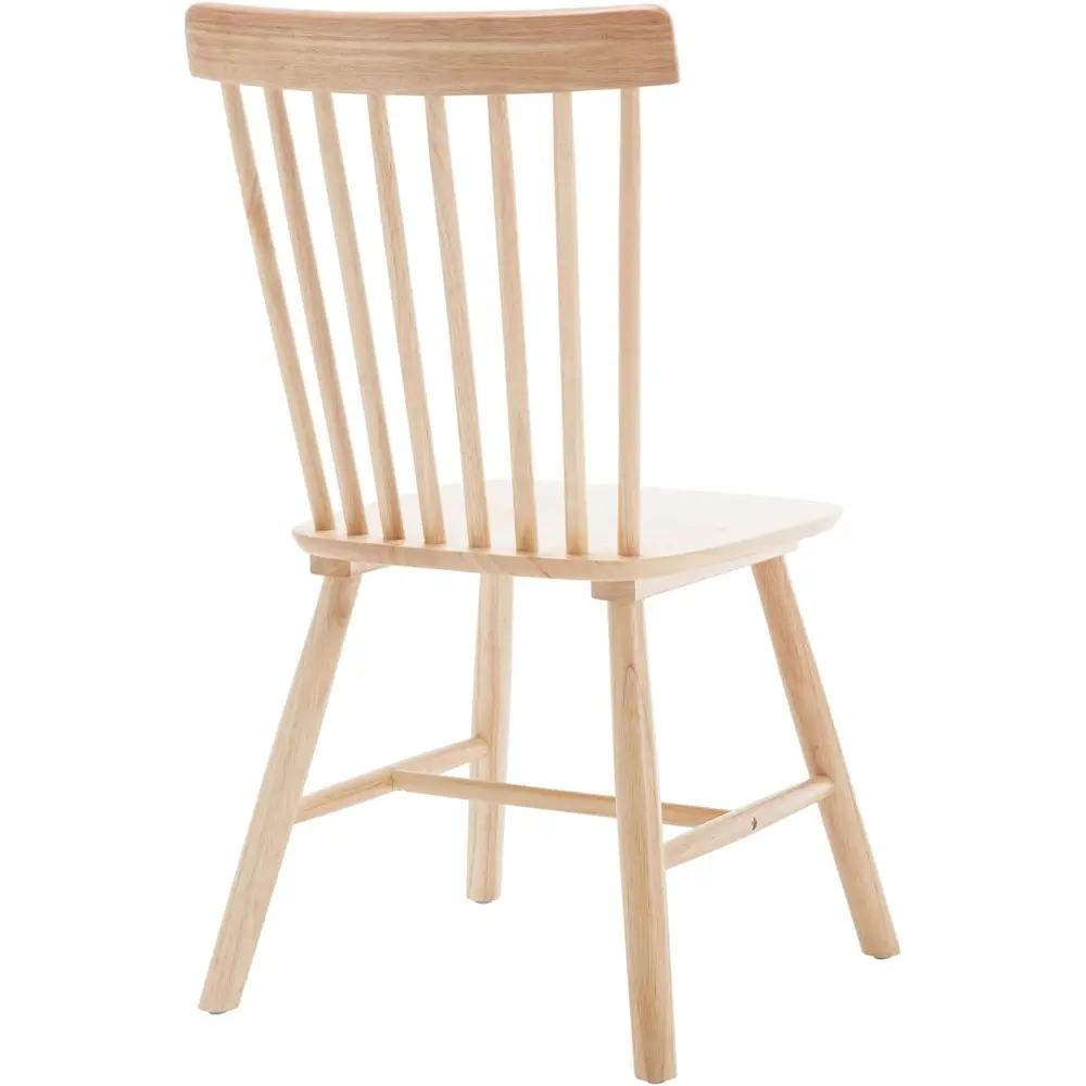 Dining Chairs Set of 4, Vintage Kitchen Chairs Windsor Chairs with Solid Wood Legs Country Farmhouse Style, Oak