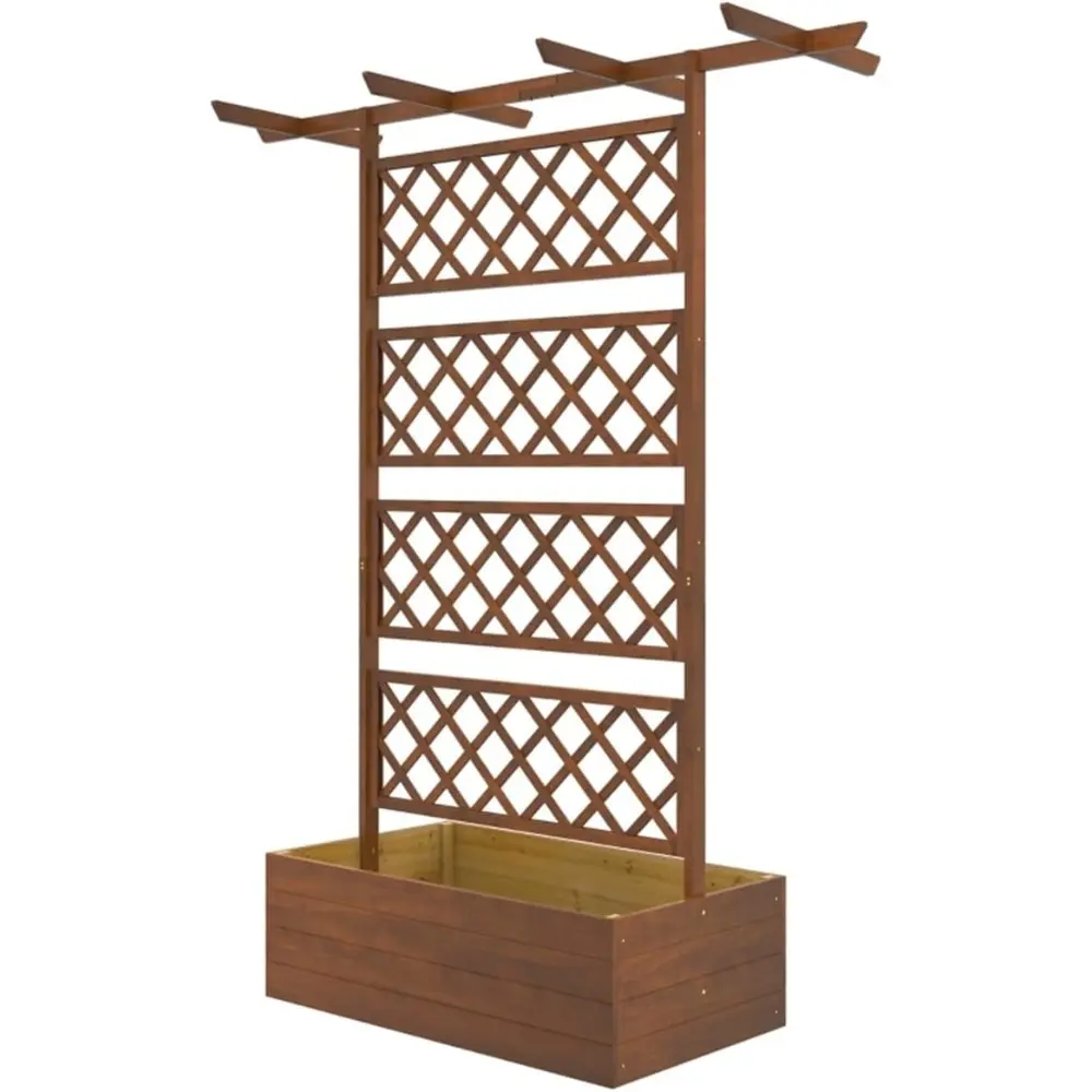 Wooden Planter、Flower Shelf,Wooden Garden Trellis