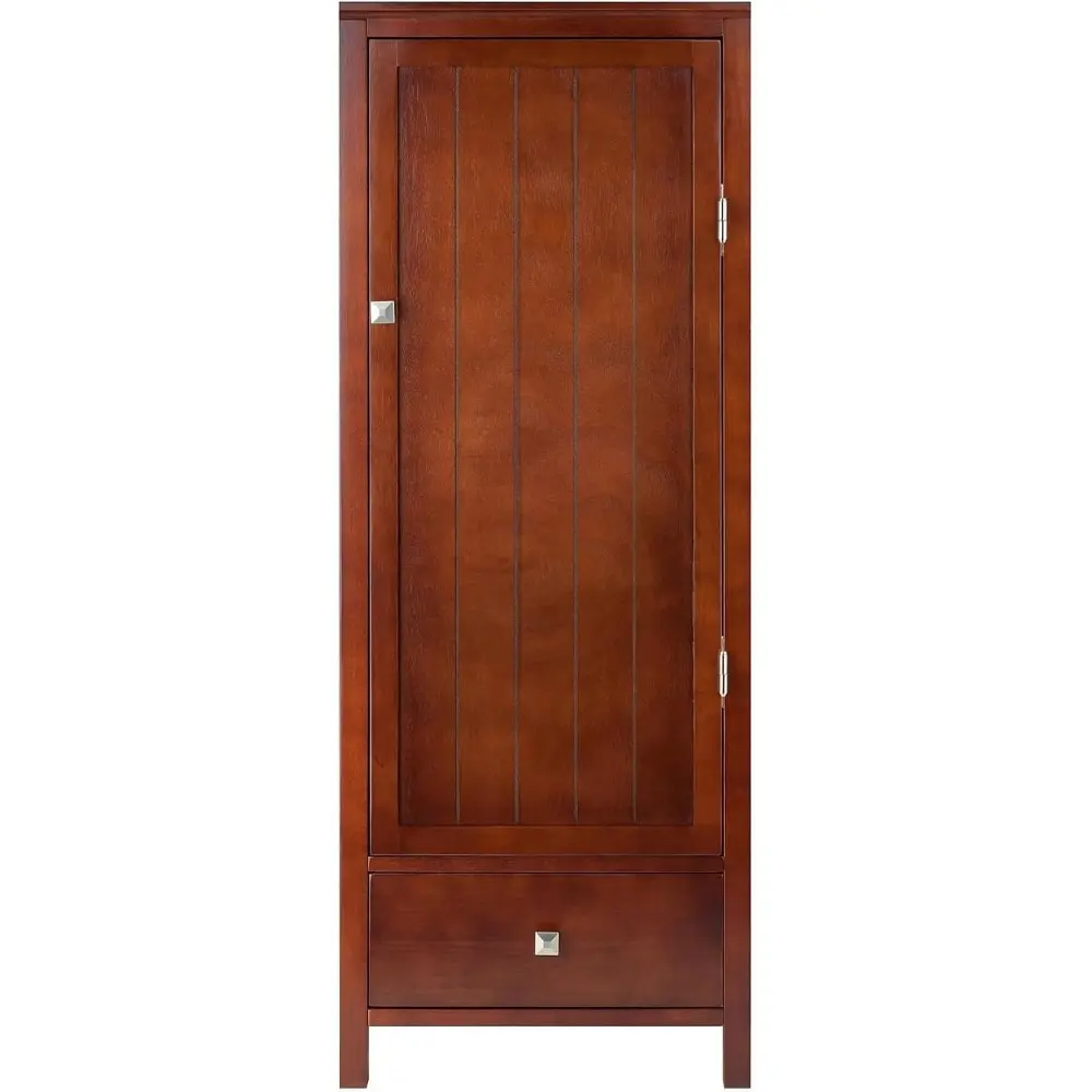 94402 Pantry Cupboard with Door, Antique Walnut