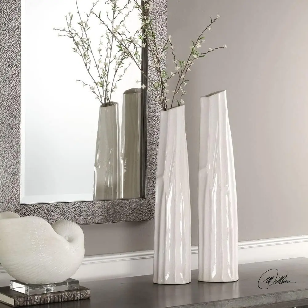 Kenley - 24.5 inch Vase (Set of 2) - 5.25 inches Wide by 3.88 inches deep