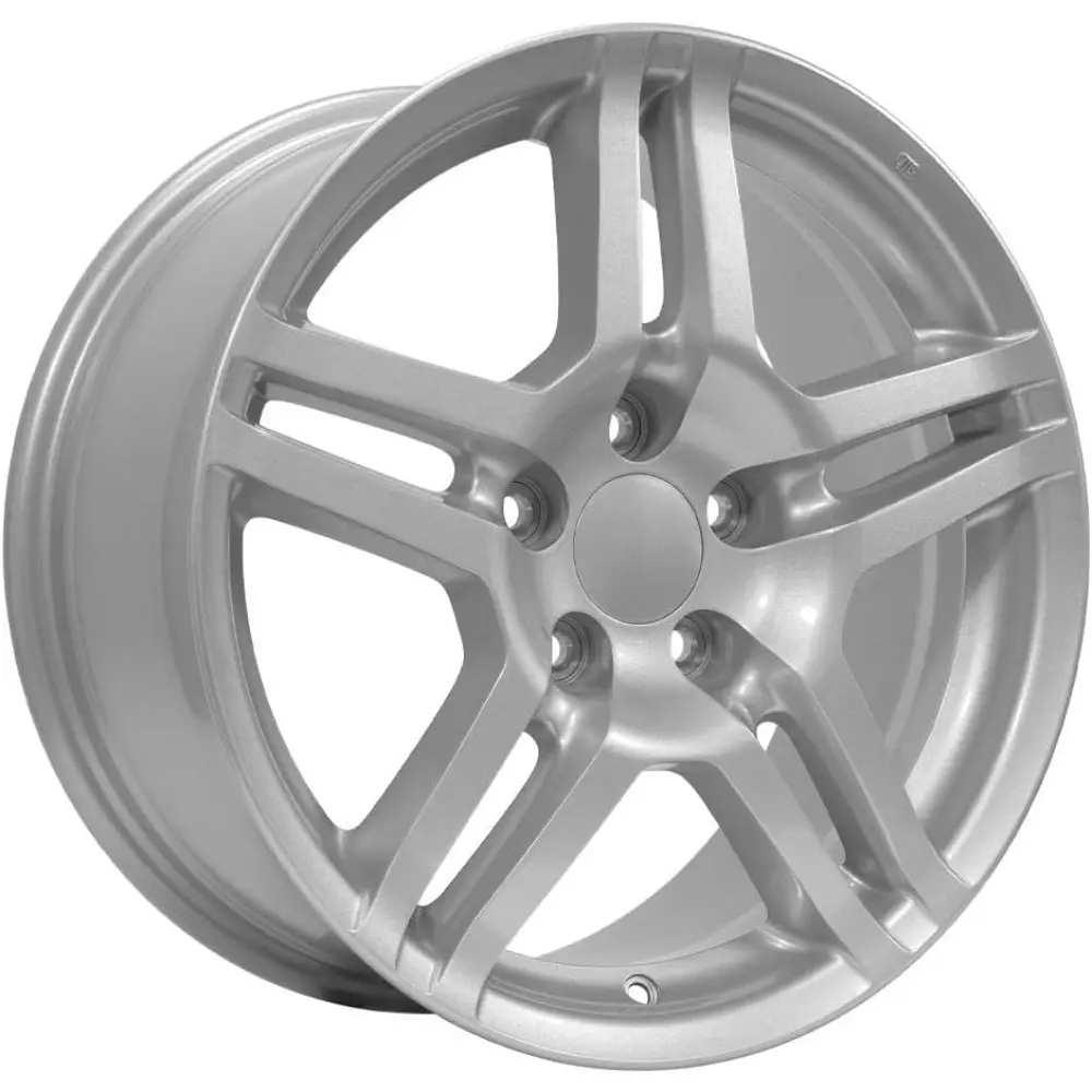 OE Wheels AC04 17 Inch Rim Fits TL Style 5x114.3 17x8 Gloss Silver - Hollander 71762 (1)