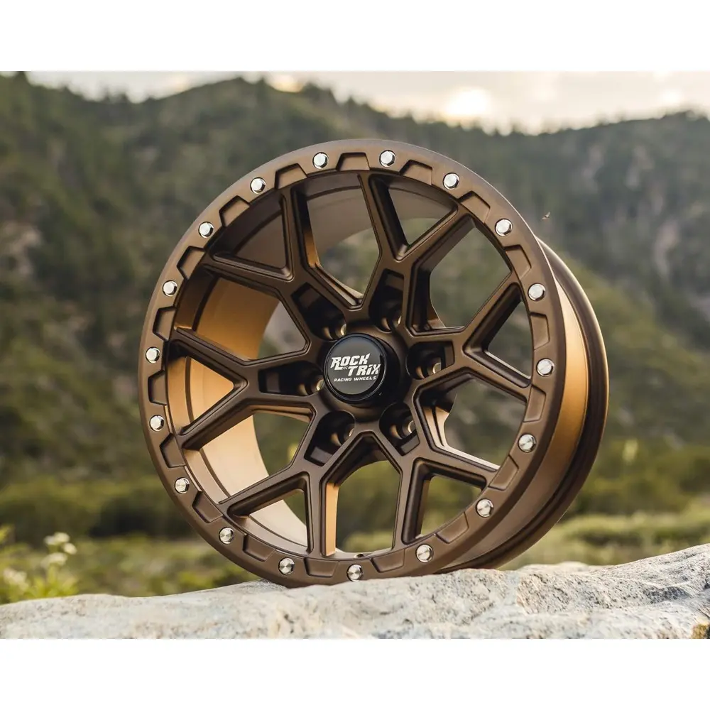 RT107 17 Inch Rim Automotive Wheel Compatible with 2001+ Toyota Tacoma, 2002+ 4Runner, FJ Cruiser, 17x9 6x5.5 Wheel, 12mm offse