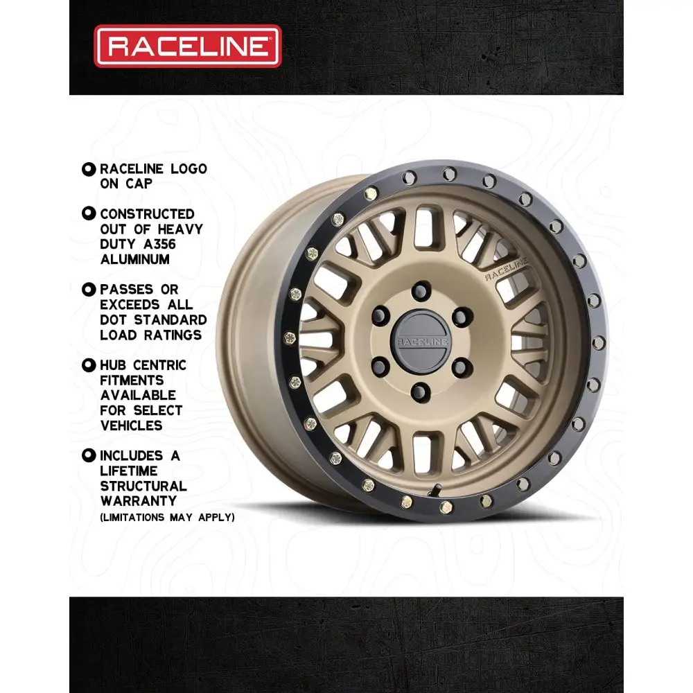 Wheels 951BZ RYNO Wheel Bronze 17X9"6X139.7 Bolt Pattern -12mm Offset/(4.53"B/S) 6 Spoke Mesh Aluminum Passenger Car Wheels, Fu