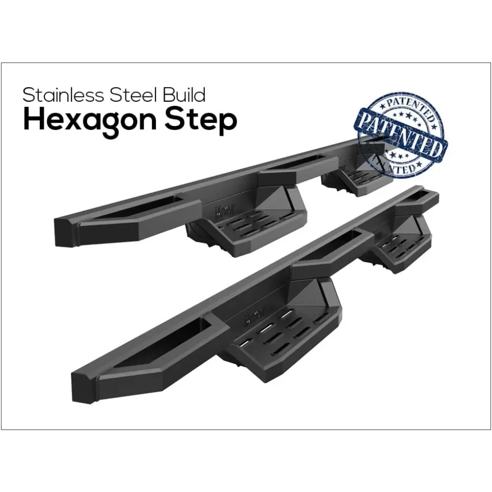 Stainless Steel Pocket Steps for Toyota Tundra 2022-2025 CrewMax Running Boards and Side Bars