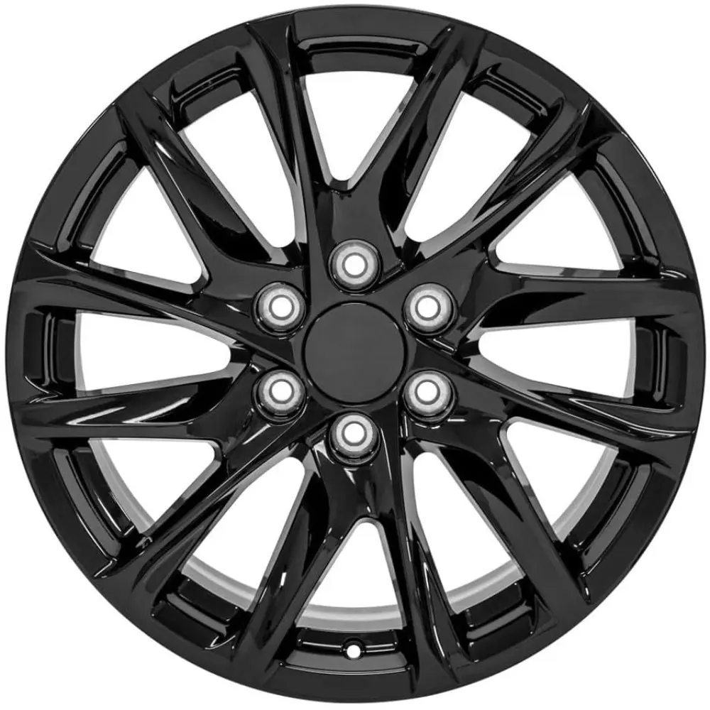 OE Wheels CA90 20 Inch Rim Fits Escalade Style 6x139.7 20x9 Gloss Black - Hollander 4875 (1)