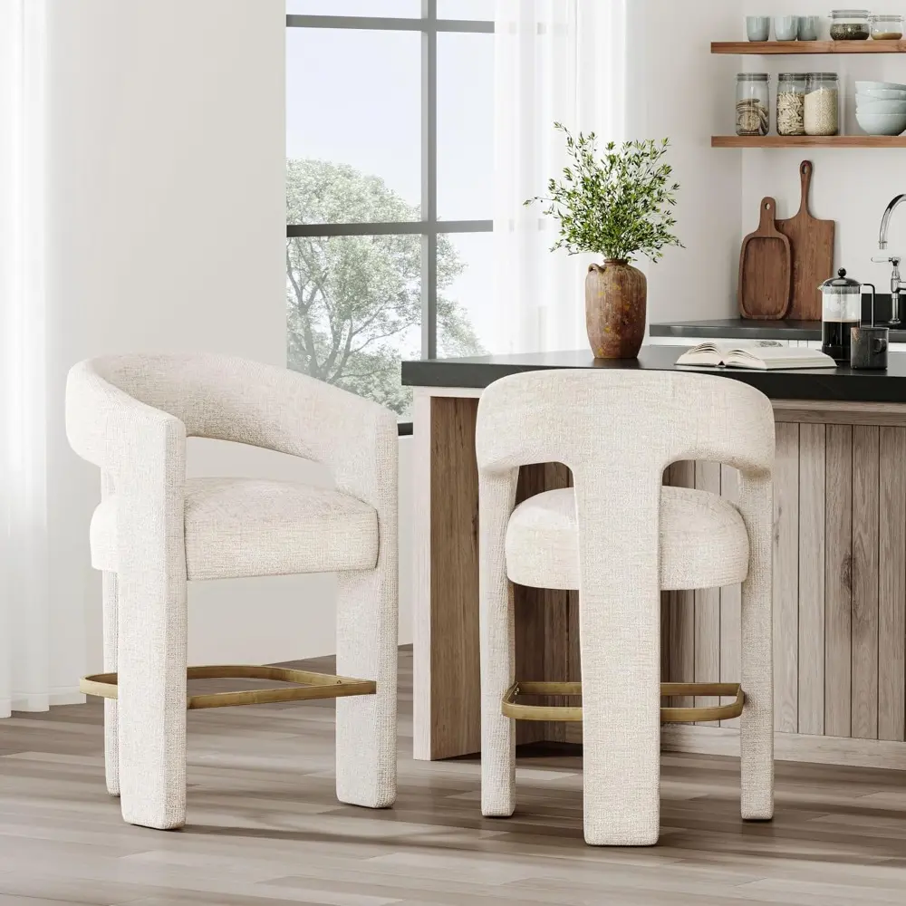 Jofran Upholstered Dining Chairs with Arms - Versatile Seating Options for Kitchen and Dining Areas