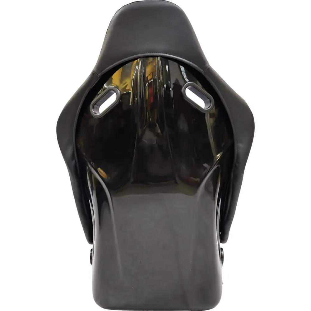Piece Of Universal Strong Fiberglass Back Racing Seat For Racing Simulator Black PVC Leather With White Fabric Cloth Diamond Sti