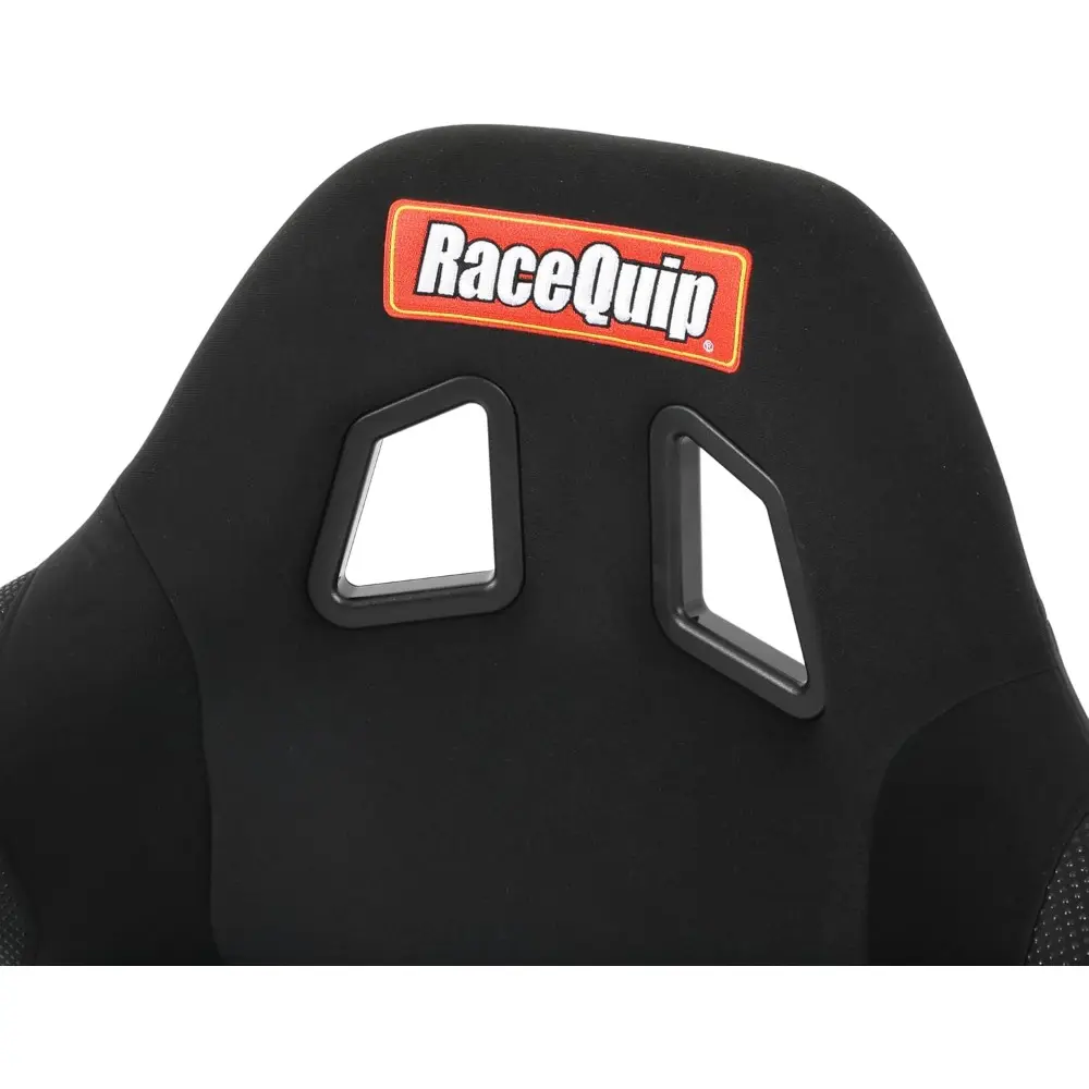 96886689RQP Seat Non-Reclining FIA 17in Harness Openings Fiberglass Black Fabric