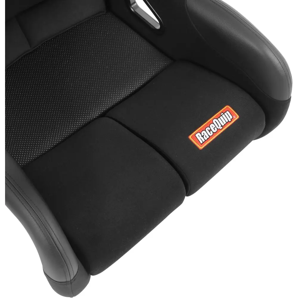 96886689RQP Seat Non-Reclining FIA 17in Harness Openings Fiberglass Black Fabric