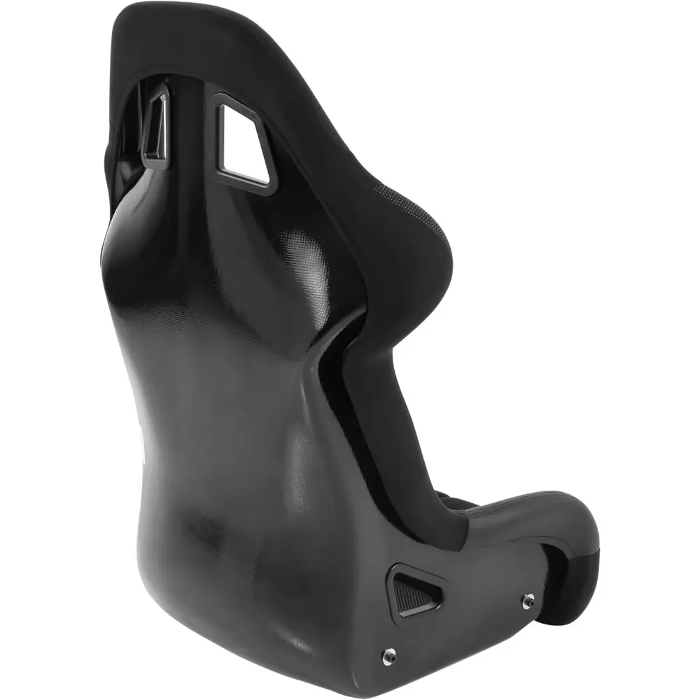 96886689RQP Seat Non-Reclining FIA 17in Harness Openings Fiberglass Black Fabric