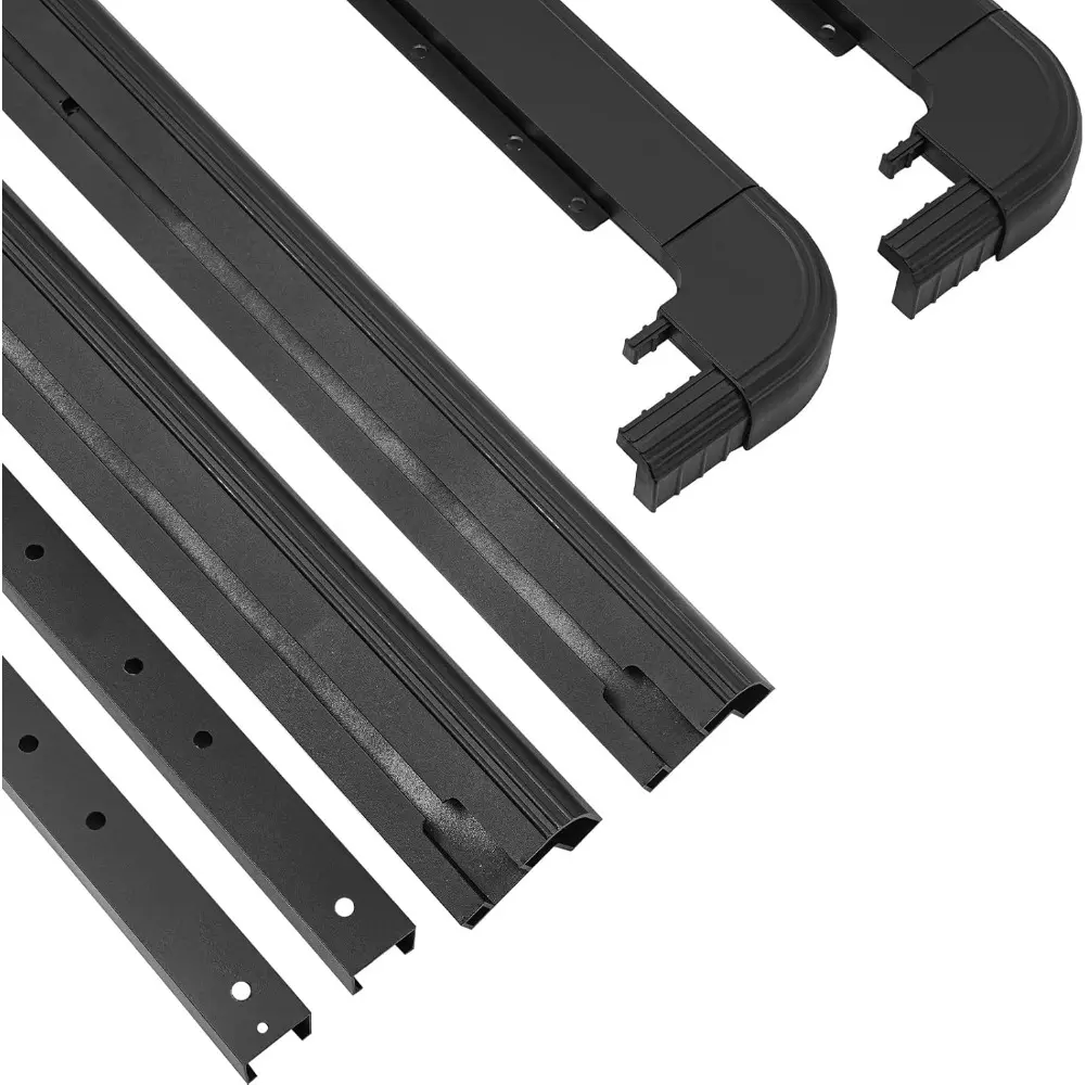 63x47.2In Car Roof Rack 440LBS Capacity Platform Rack Luggage Aluminum Alloy Roof Rack Platform with Cargo Carrier Set & Crossba