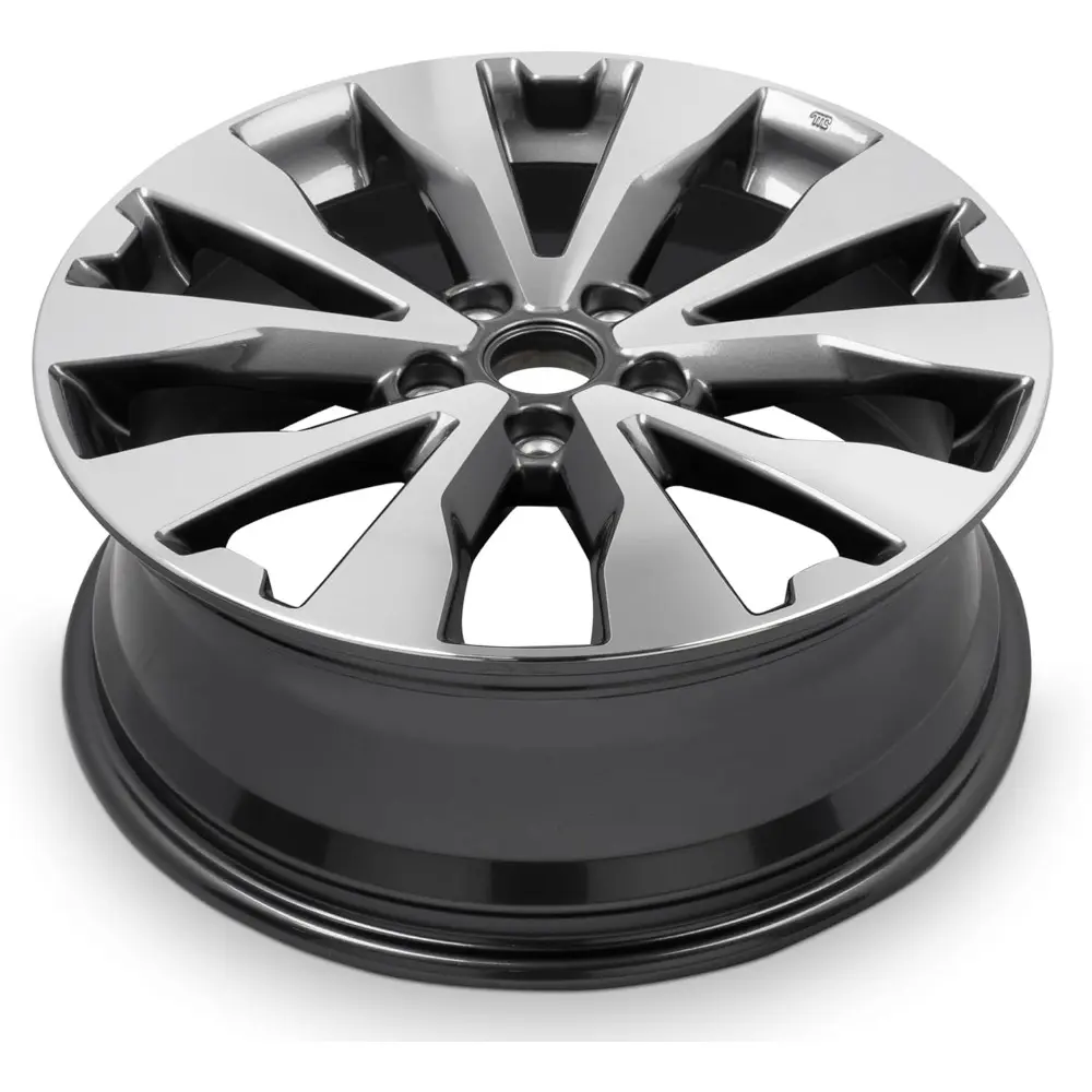 For 2018-2021 Subaru Forester 18 Inch Machined Face with Painted Inlay Gray Rim - OE Direct Replacement - Road Ready Car Wheel