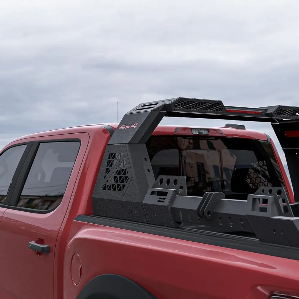 Truck Bed Roll Bars, Universal Adjustable Chase Rack Sport Bar Compatible with Ford F-150/F-250/F-350,Ram 1500/2500/3500,Chevy S