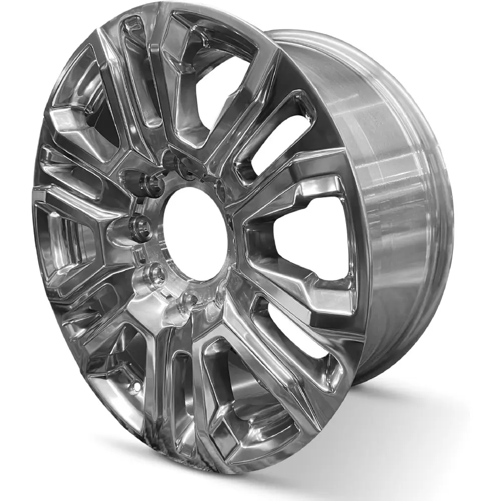 For 2020-2024 GMC Sierra 3500 20 Inch Polished Silver Rim - OE Direct Replacement - Road Ready Car Wheel