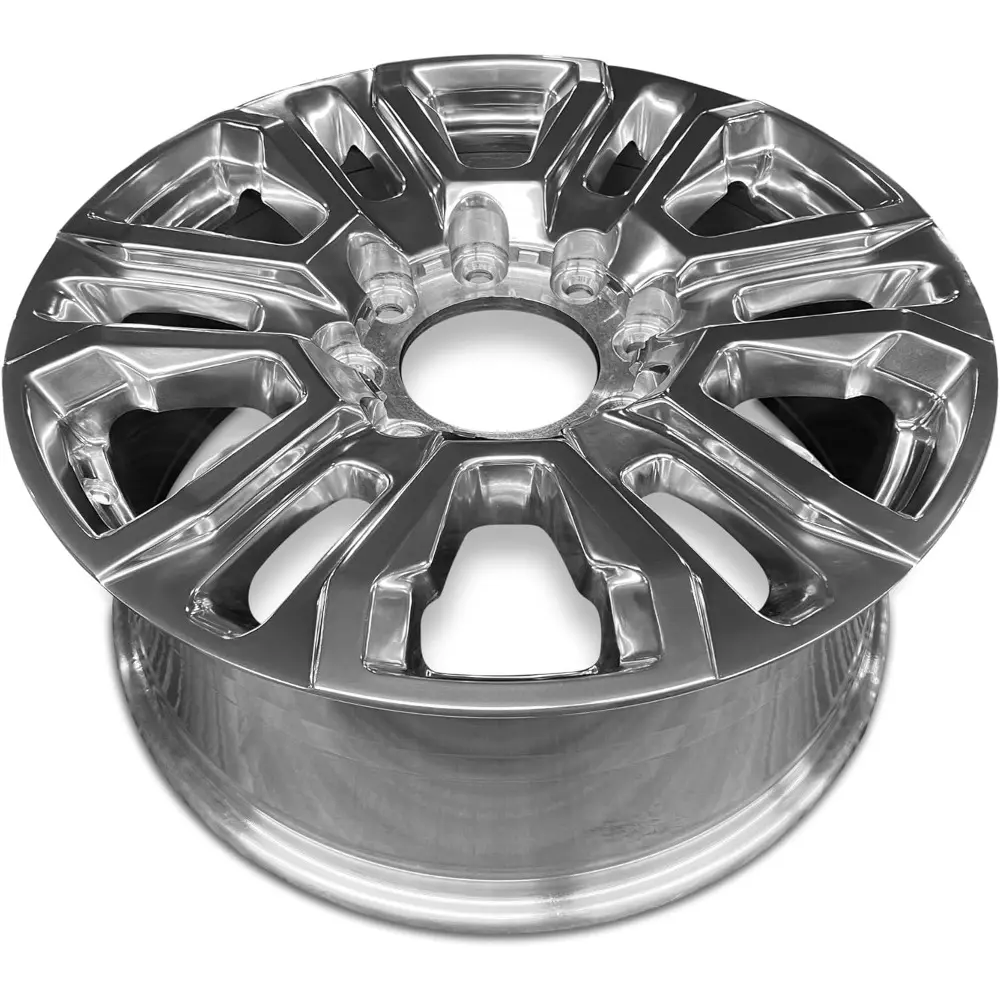 For 2020-2024 GMC Sierra 3500 20 Inch Polished Silver Rim - OE Direct Replacement - Road Ready Car Wheel