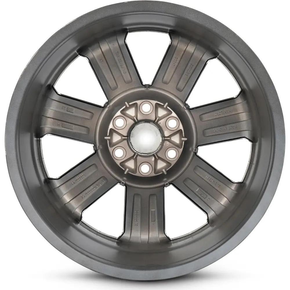 For 1999-2023 GMC Sierra 1500 22 Inch Painted with Chrome Inserts Silver Rim - OE Direct Replacement - Road Ready Car Wheel