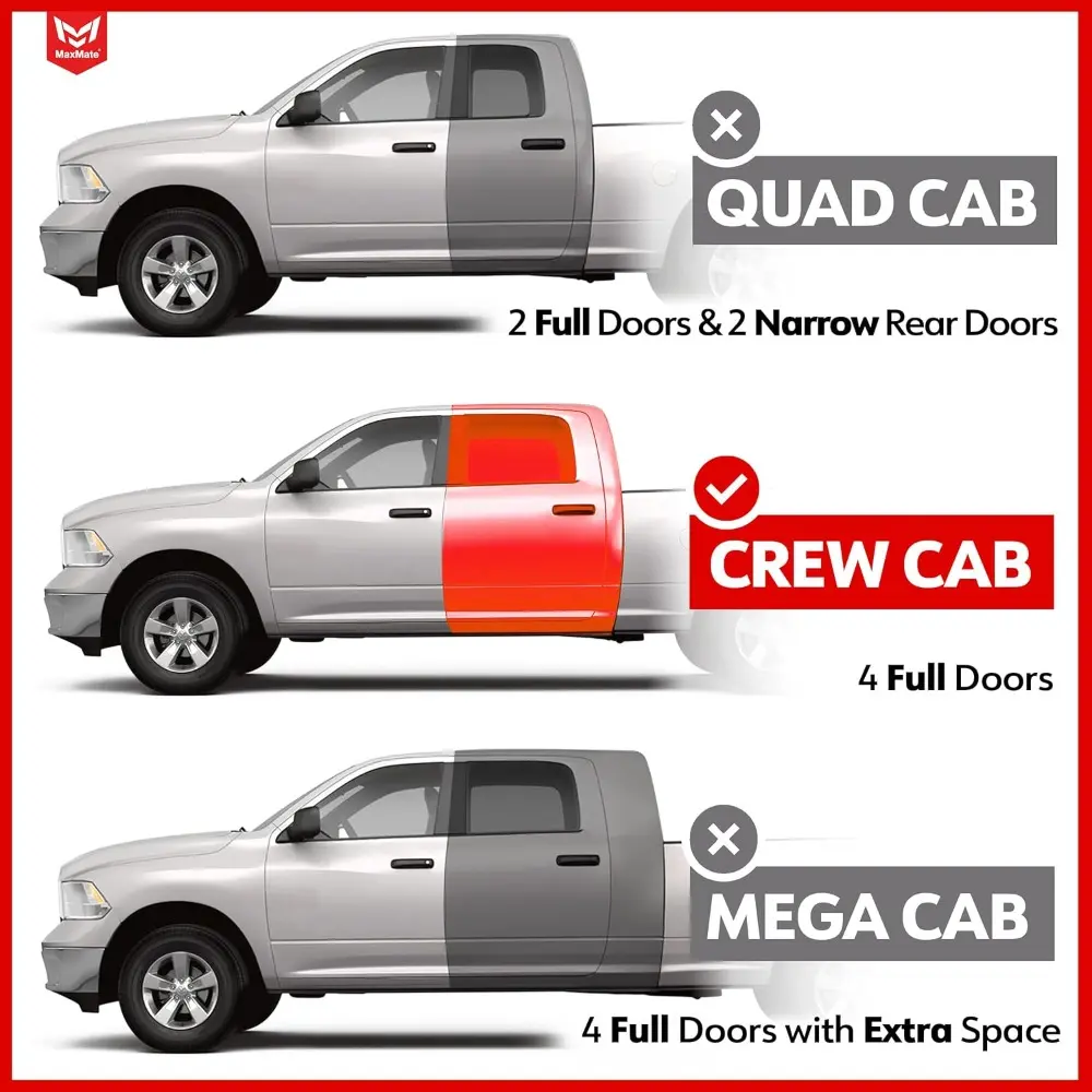 3.5" Oval Nerf Bar Side Steps Compatible with 2009-2018 Dodge Ram 1500; 2010-2025 2500 3500; 2019-2024 Classic | Crew Cab | SS2