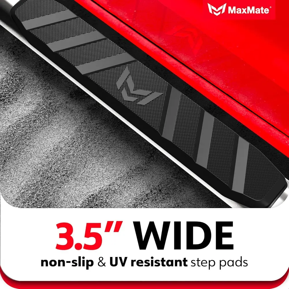 3.5" Oval Nerf Bar Side Steps Compatible with 2009-2018 Dodge Ram 1500; 2010-2025 2500 3500; 2019-2024 Classic | Crew Cab | SS2