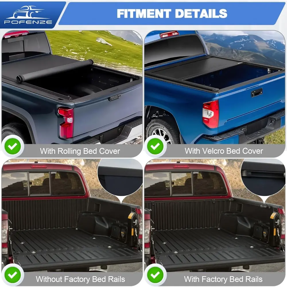 Roll Bar for Full Size Trucks Adjustable Chase Rack Sport Bar for Truck Compatible with Ford F150 & Ram & Chevy Silverado & Toyo