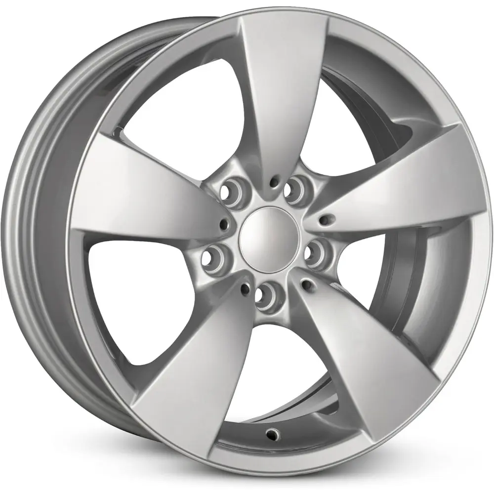 For 2004-2007 BMW 530i 17 Inch Painted Silver Rim - OE Direct Replacement - Road Ready Car Wheel